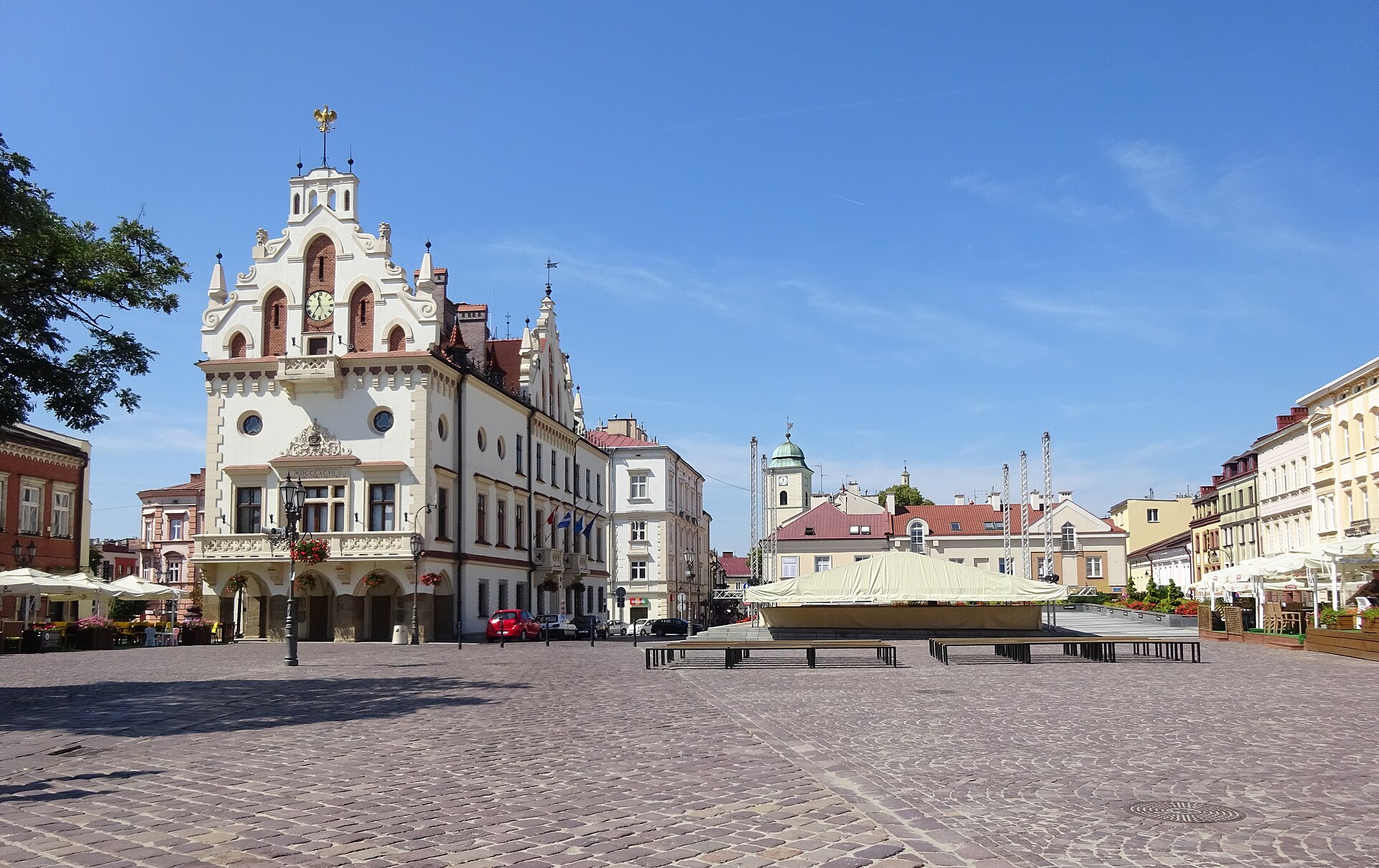 Rzeszów - widok miasta, ilustracja do poradnika o spacerach z psem